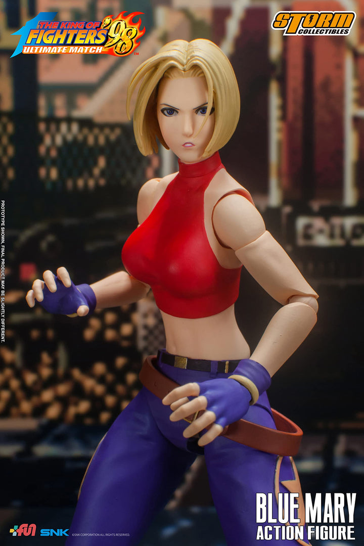 The King of Fighters '98: Blue Mary Action Figure by Storm Collectibles