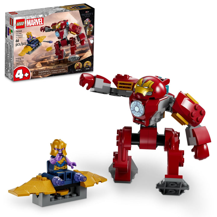 LEGO® Marvel: Iron Man Hulkbuster vs. Thanos - 76263, Ages 4+