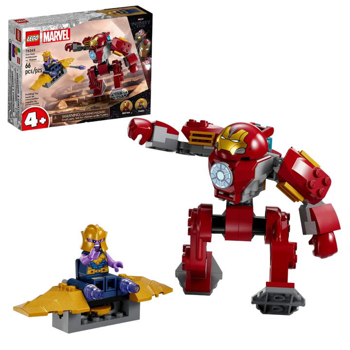 LEGO® Marvel: Iron Man Hulkbuster vs. Thanos - 76263, Ages 4+
