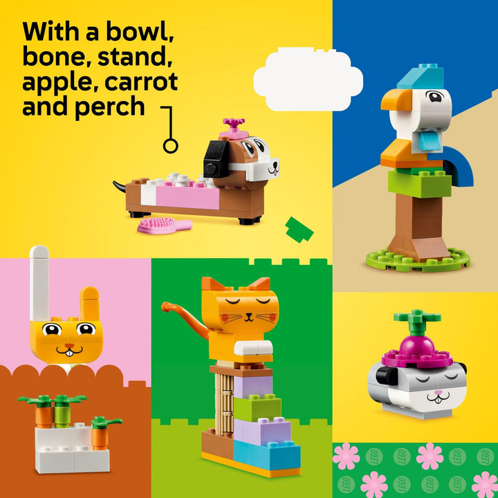 LEGO® Classic: Creative Pets - Building Brick Animals Toy - 11034, Ages 5+