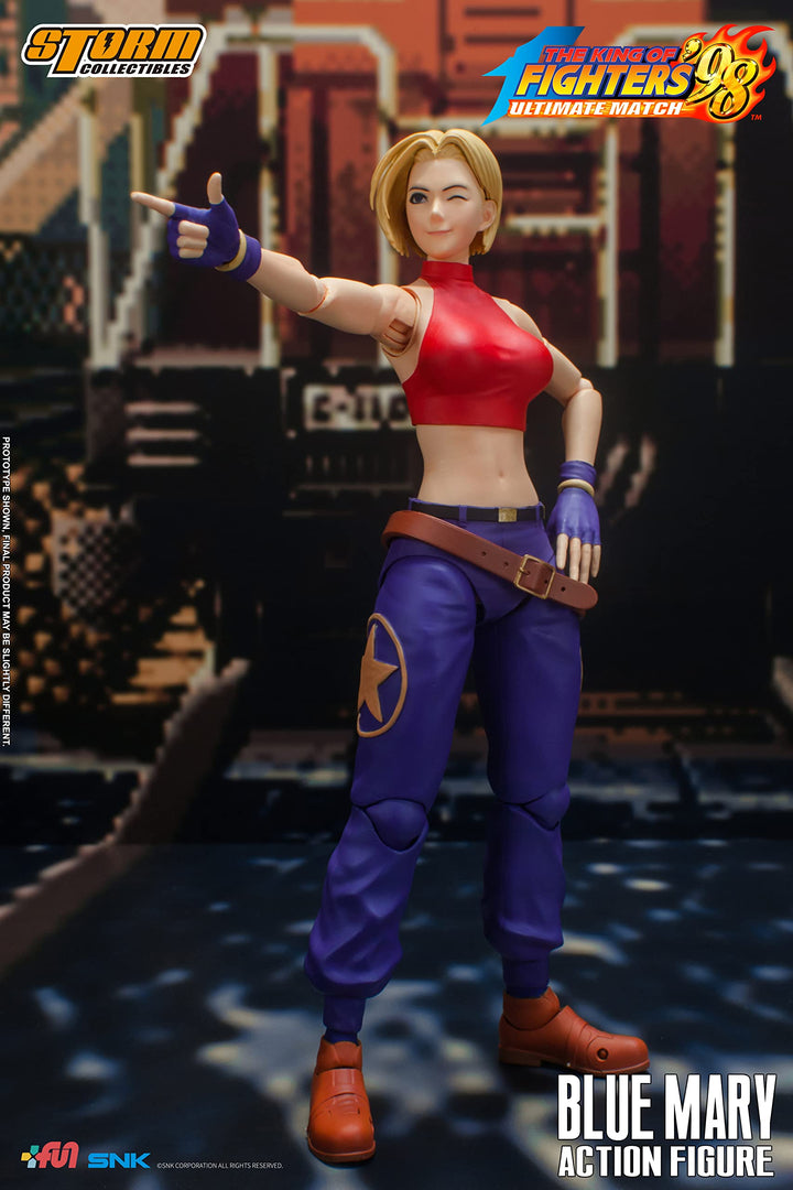 The King of Fighters '98: Blue Mary Action Figure by Storm Collectibles