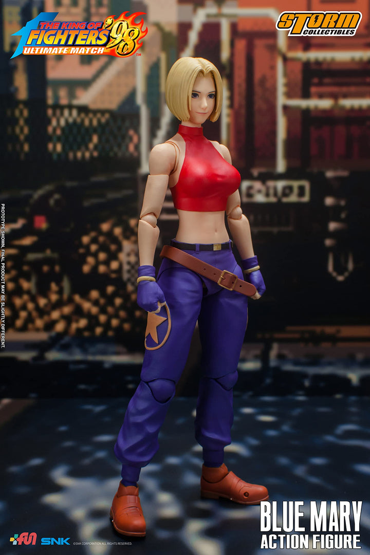 The King of Fighters '98: Blue Mary Action Figure by Storm Collectibles