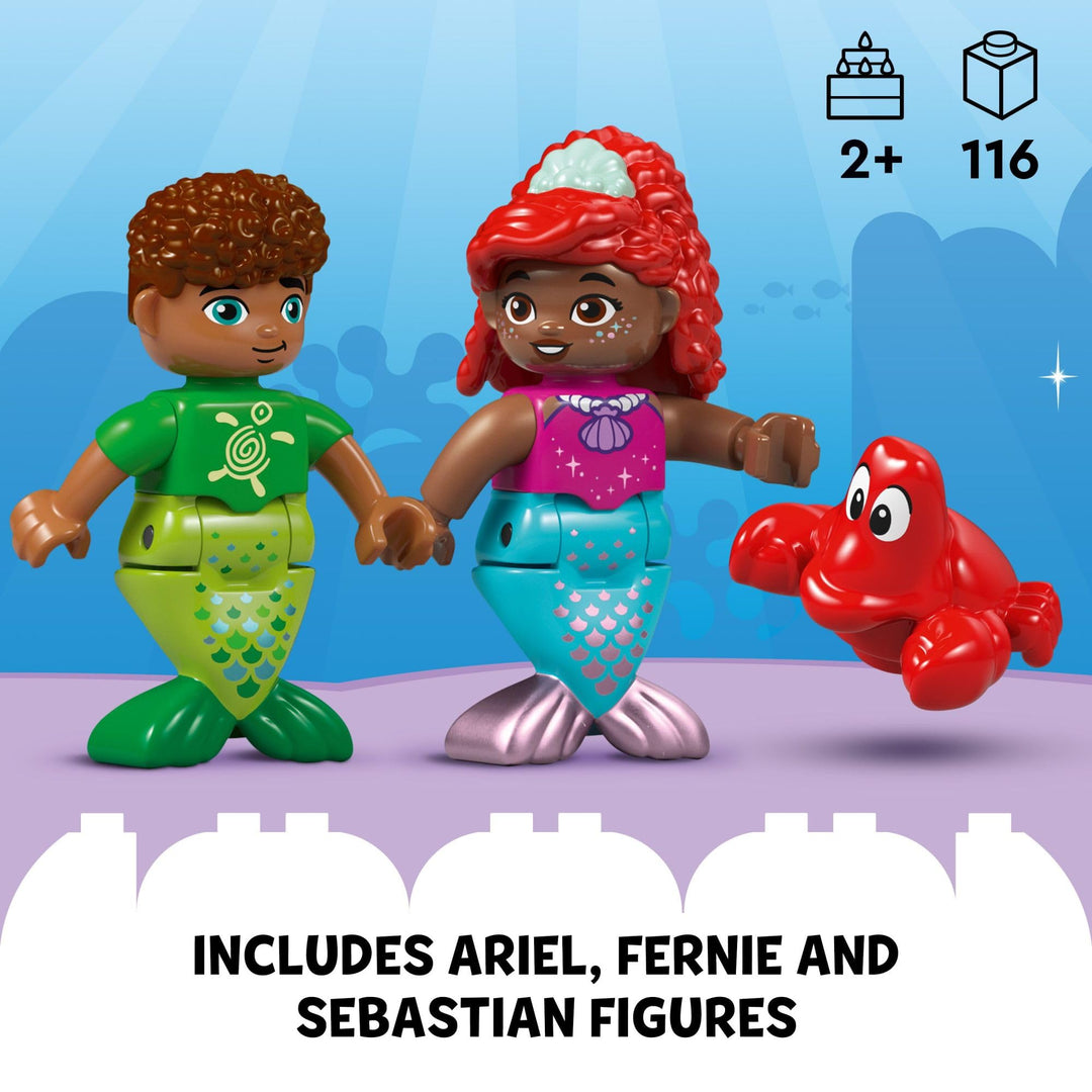 LEGO® DUPLO®: Disney Ariel’s Magical Underwater Palace Building Set - 10435, Ages 2+