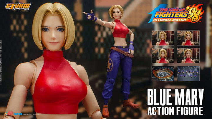 The King of Fighters '98: Blue Mary Action Figure by Storm Collectibles