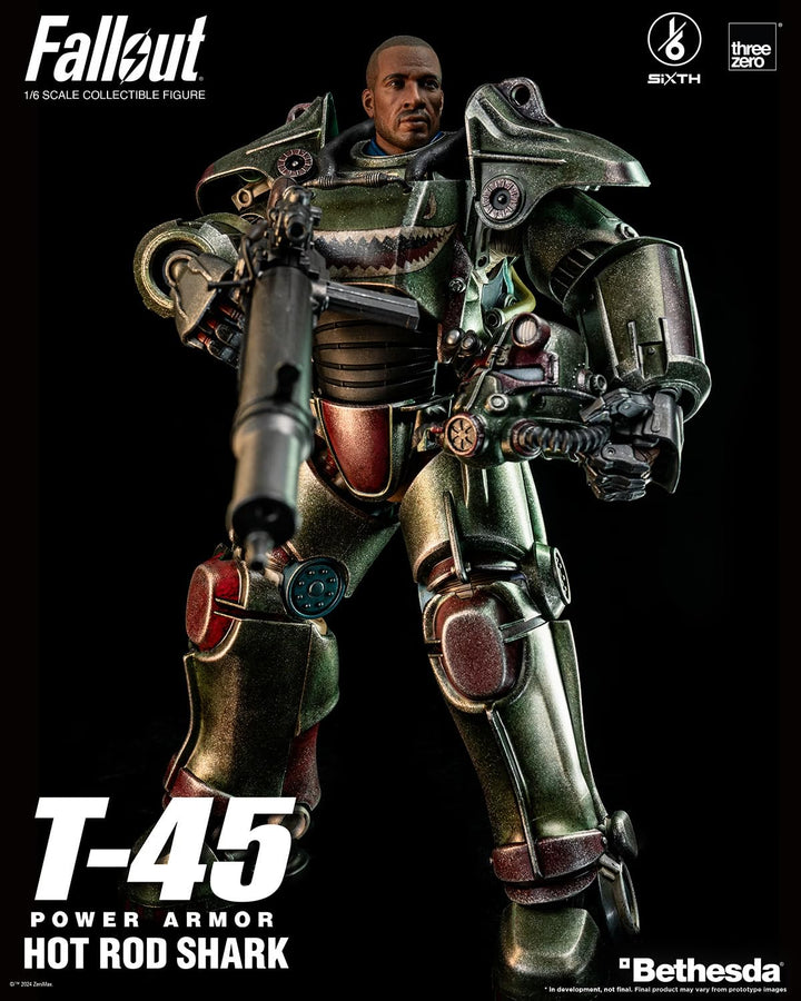 SiXTH: Fallout - T-45 Hot Rod Shark Power Armor - 1:6 Scale Figure