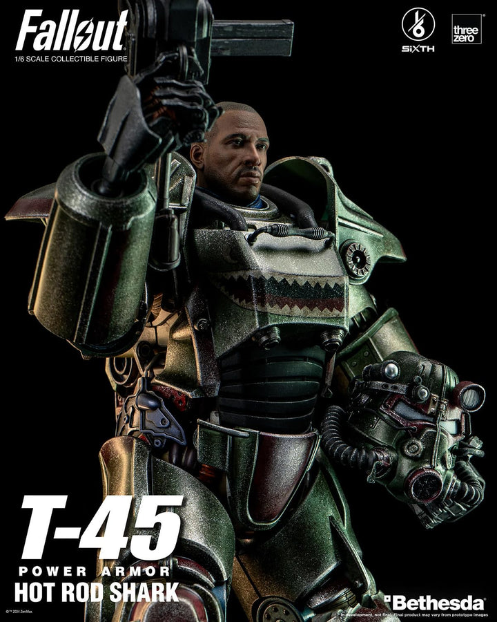 SiXTH: Fallout - T-45 Hot Rod Shark Power Armor - 1:6 Scale Figure
