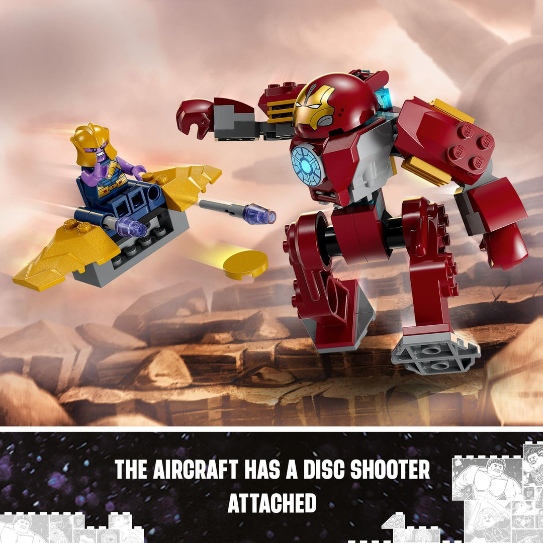 LEGO® Marvel: Iron Man Hulkbuster vs. Thanos - 76263, Ages 4+