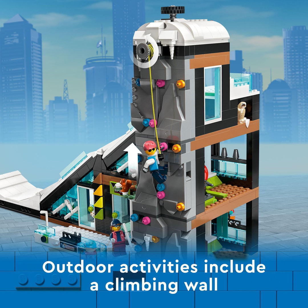 LEGO® CITY: Ski and Climbing Center Building Set - 60366, Ages 7+