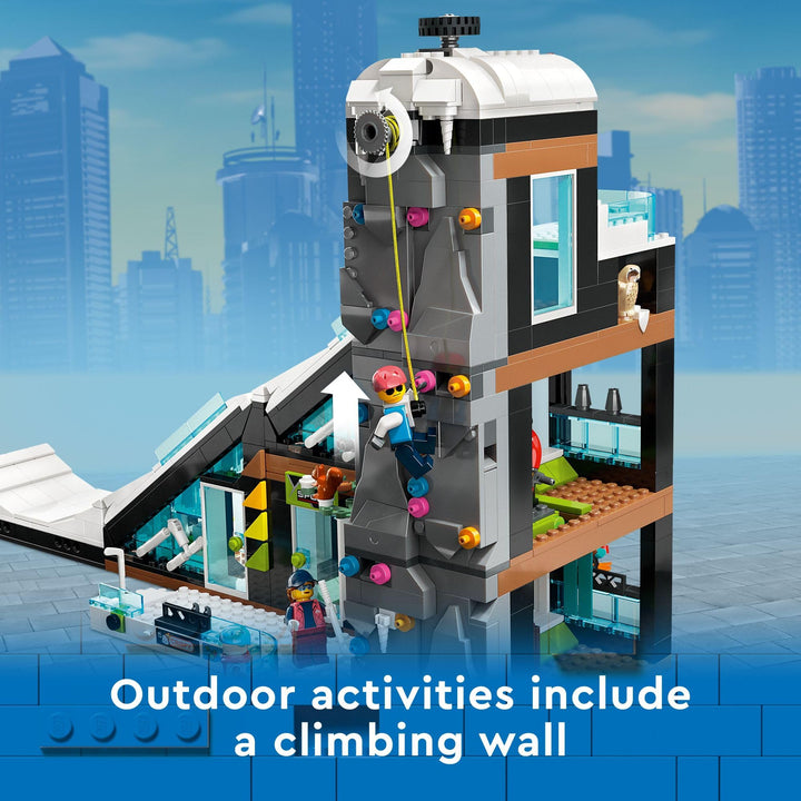 LEGO® CITY: Ski and Climbing Center Building Set - 60366, Ages 7+