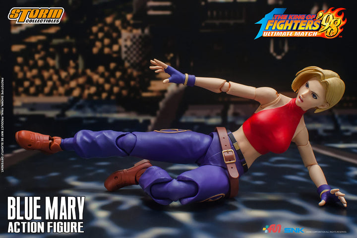 The King of Fighters '98: Blue Mary Action Figure by Storm Collectibles