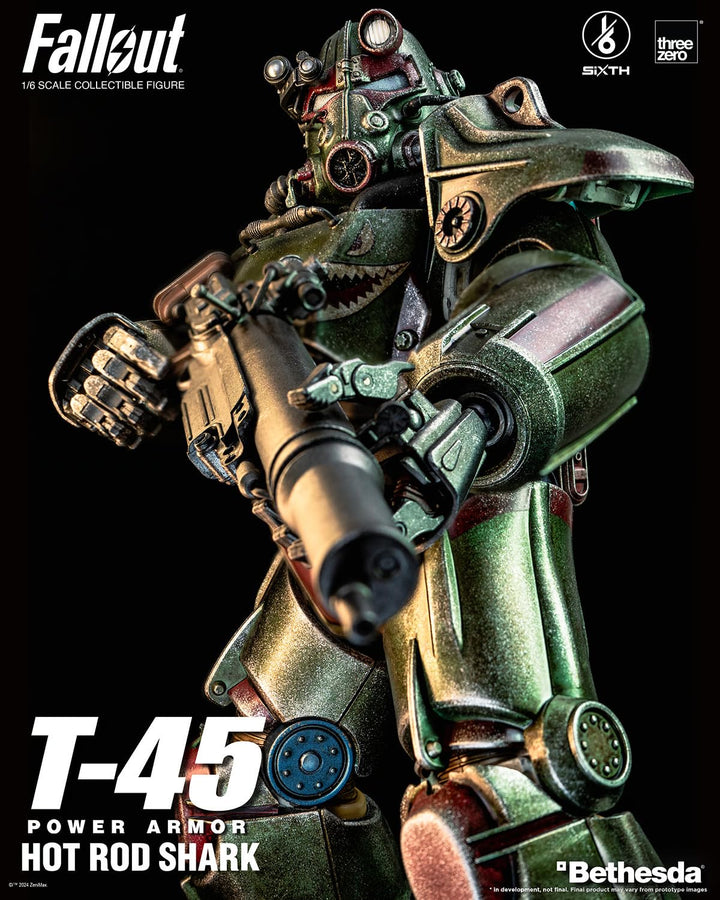 SiXTH: Fallout - T-45 Hot Rod Shark Power Armor - 1:6 Scale Figure