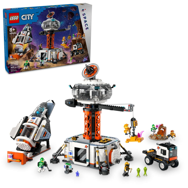 LEGO® CITY: Space Base and Rocket Launchpad - 60434, Ages 8+