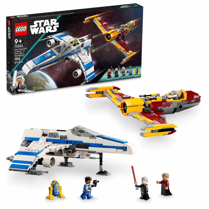 LEGO® Star Wars: Ahsoka New Republic E-Wing vs. Shin Hati’s Starfighter - 75364, Ages 9+