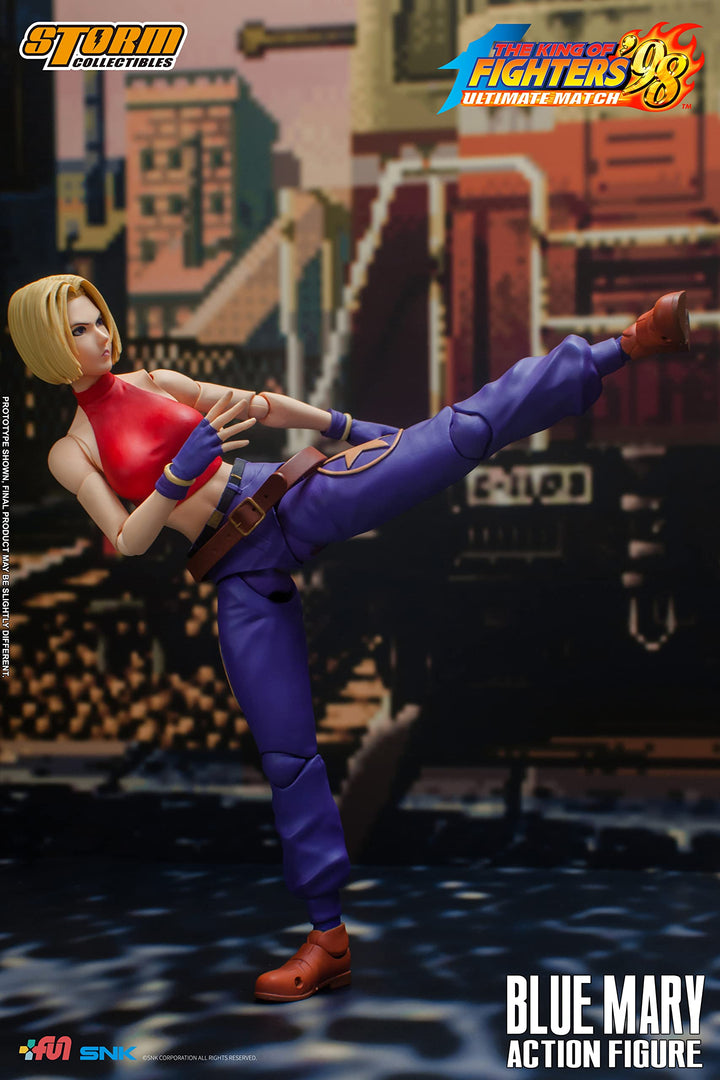 The King of Fighters '98: Blue Mary Action Figure by Storm Collectibles