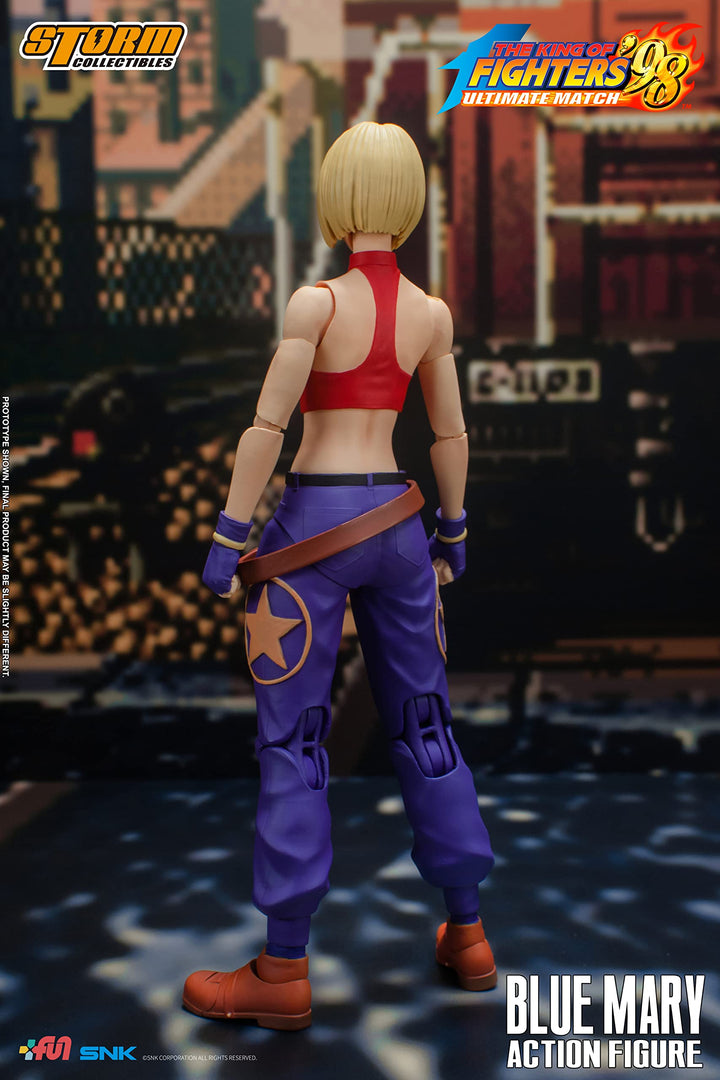 The King of Fighters '98: Blue Mary Action Figure by Storm Collectibles