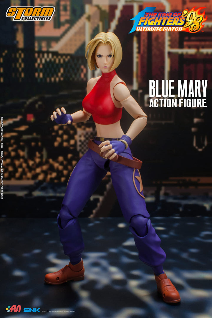 The King of Fighters '98: Blue Mary Action Figure by Storm Collectibles