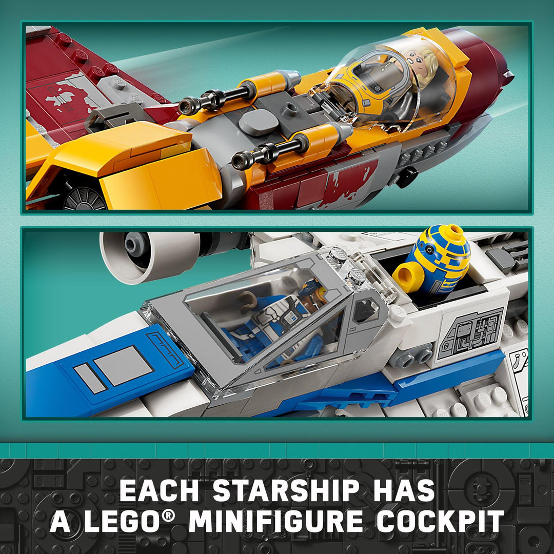 LEGO® Star Wars: Ahsoka New Republic E-Wing vs. Shin Hati’s Starfighter - 75364, Ages 9+