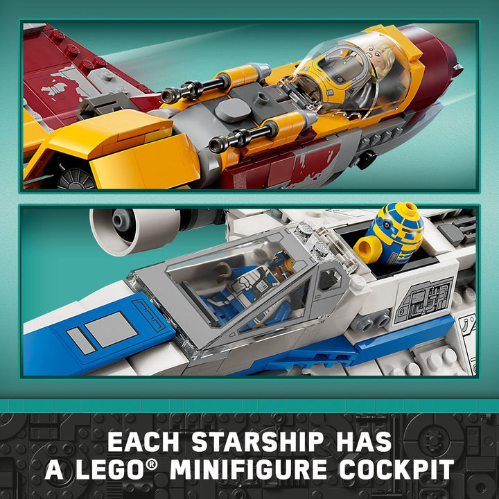 LEGO® Star Wars: Ahsoka New Republic E-Wing vs. Shin Hati’s Starfighter - 75364, Ages 9+