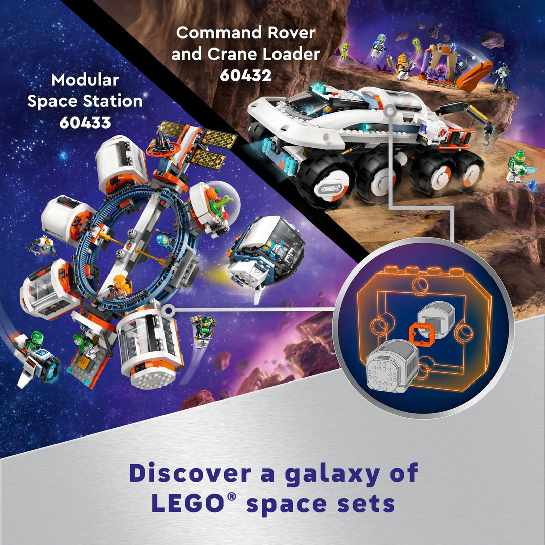LEGO® CITY: Space Base and Rocket Launchpad - 60434, Ages 8+