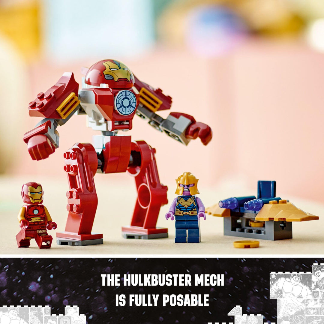 LEGO® Marvel: Iron Man Hulkbuster vs. Thanos - 76263, Ages 4+