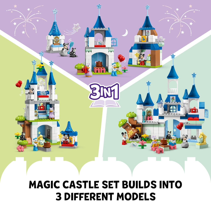 LEGO® DUPLO®: Disney 100 Magic Castle Set - 10998, Ages 3+