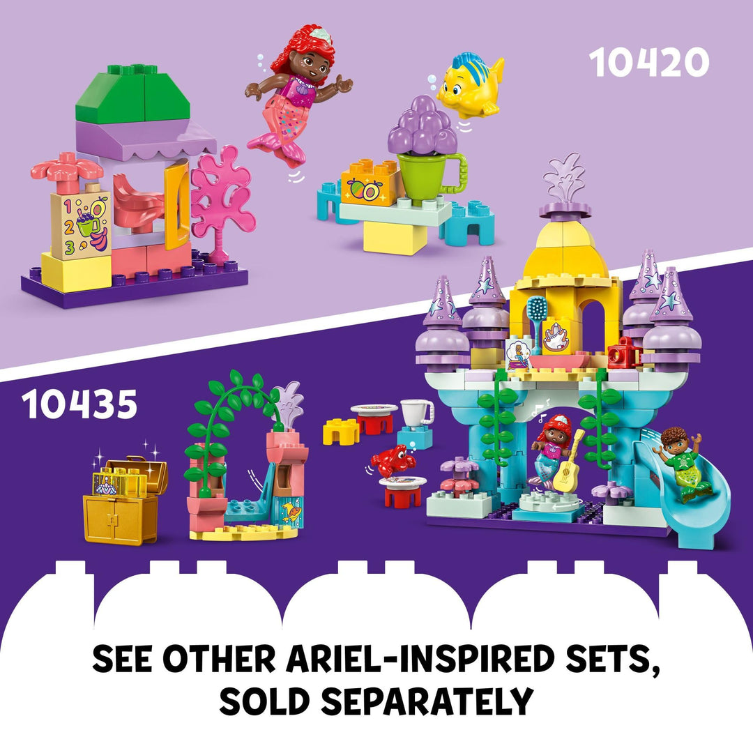 LEGO® DUPLO®: Disney Ariel’s Magical Underwater Palace Building Set - 10435, Ages 2+