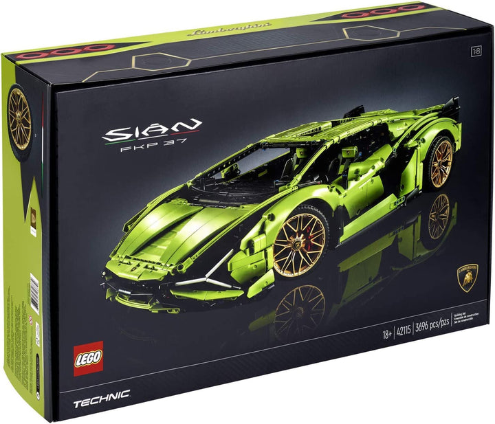 LEGO® Technic: Lamborghini Sián FKP 37 - Classic Super Car Model Kit - 42115, Ages 18+