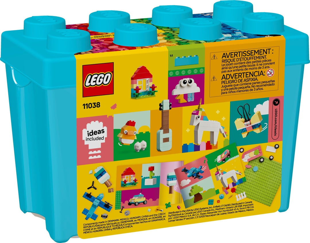 LEGO® Classic: Vibrant Creative Brick Box: Arts & Crafts Toy Set - 11038, Ages 4+